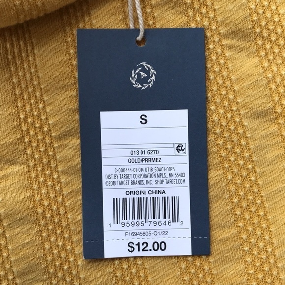 NWT Universal thread women’s yellow strap tank - Picture 5 of 7